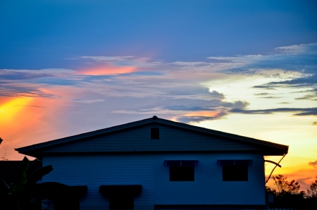 Light from the sky の写真素材