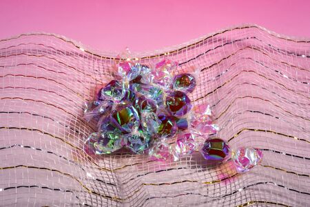 candy with Herbsの写真素材