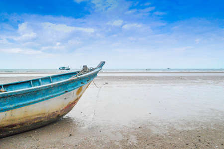 A boat on the beach