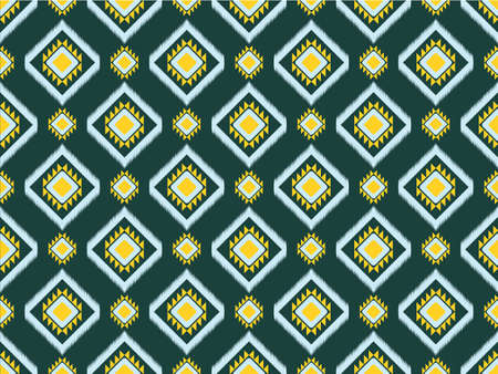 Abstract Ethnic Geometric fabric texture pattern Vector oriental illustration retro embroidery...