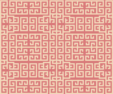 Ethnic fabric texture pattern Abstract Geometric Vector oriental illustration retro embroidery repeatingのイラスト素材