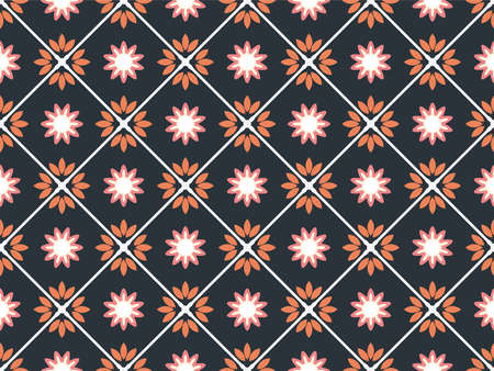 Ethnic fabric texture pattern Abstract Geometric Vector oriental illustration retro embroidery...