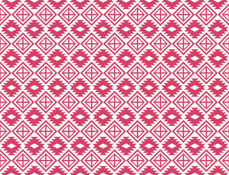 Ethnic fabric texture pattern Abstract Geometric Vector Aztec oriental illustration retro embroidery...