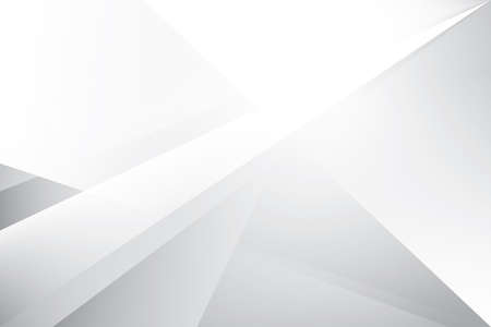Abstract  white and gray color, modern design background with geometric shape. Vector illustration.のイラスト素材