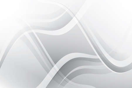 Abstract  white and gray color, modern design background with geometric shape. Vector illustration.のイラスト素材