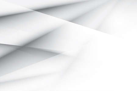 Abstract  white and gray color, modern design background with geometric shape. Vector illustration.のイラスト素材