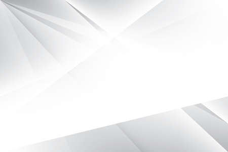Abstract  white and gray color, modern design background with geometric shape. Vector illustration.のイラスト素材
