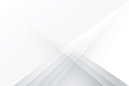 Abstract  white and gray color, modern design background with geometric shape. Vector illustration.のイラスト素材