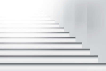 Abstract  white and gray color, modern design background with geometric shape. Vector illustration.のイラスト素材