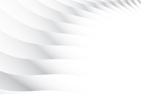 Abstract  white and gray color, modern design background with geometric shape. Vector illustration.のイラスト素材