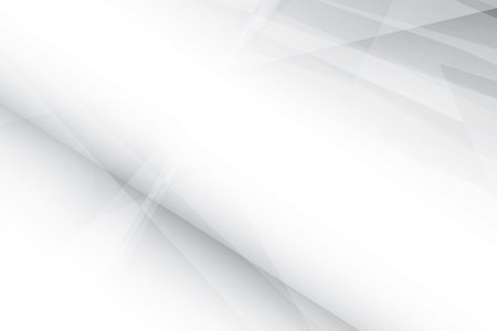 Abstract white and gray color, modern design background with geometric shape. Vector illustration.のイラスト素材