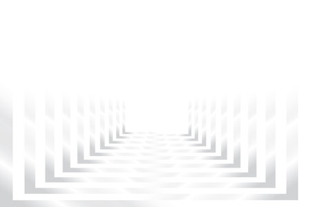 Abstract  white and gray color, modern design background with geometric rectangle shape. Vector illustration.のイラスト素材