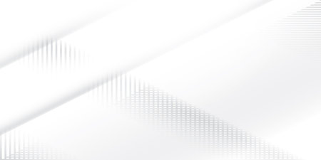 Abstract  white and gray color, modern design background with geometric shape. Vector illustration.のイラスト素材