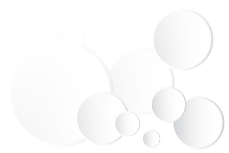 Abstract  white and gray color, modern design stripes background with geometric circle shape. Vector illustration.のイラスト素材