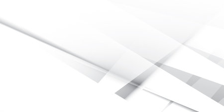 Abstract  white and gray color, modern design background with geometric shape. Vector illustration.のイラスト素材