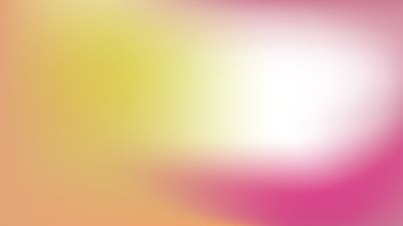 Abstract colorful blurred gradient background with yellow, orange, white and pink color. Vector illustration.のイラスト素材