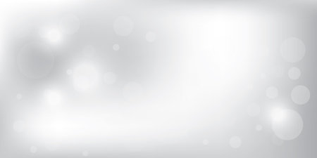 Abstract geometric white and gray color background, bokeh pattern. Vector illustration.のイラスト素材
