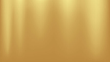 Gold abstract blurred gradient background. Vector illustration.のイラスト素材