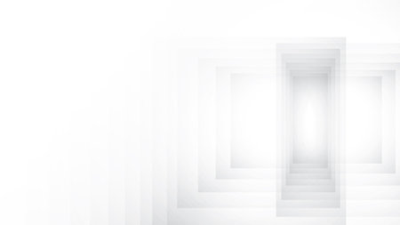 Abstract geometric white and gray color background with rectangle shape. Vector illustration.のイラスト素材