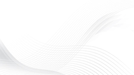 Abstract  white and gray color, modern design background with curve lines. Vector illustration.のイラスト素材