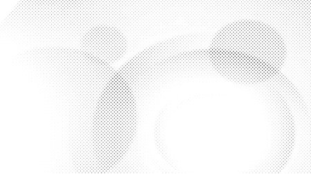Abstract white and gray color background with halftone effect, dot pattern. Vector illustration.のイラスト素材