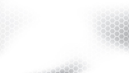 Abstract  white and gray color, modern design stripes background with geometric hexagonal shape. Vector illustration.のイラスト素材