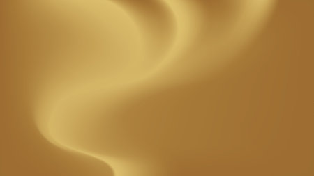Gold abstract blurred gradient background, smoke, vapour pattern. Vector illustration.のイラスト素材