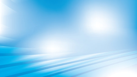 Abstract white and blue color, modern design stripes background with curve lines and glowing light. Vector illustration.のイラスト素材