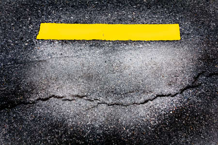 Road surface crack is dangerous for background