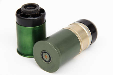 Grenade fired from a grenade launcher,  40 mm.