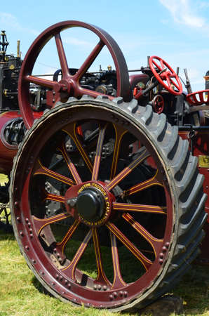 Steam traction engine.の写真素材