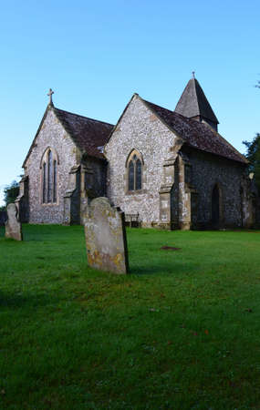 11th Century St Mary the Virgin church in the village of Ringmer Sussex.の写真素材