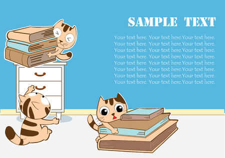 Cats studyのイラスト素材