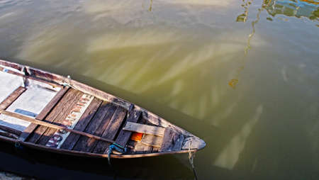 Boat in Hoi Unの写真素材