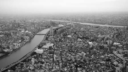 Sumida River Tokyo Japanの写真素材