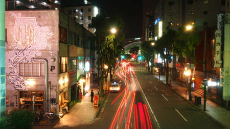 Street at Night , Kanazawaのeditorial素材