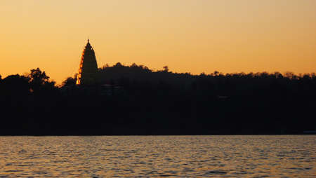 Pagoda in Twilightの写真素材