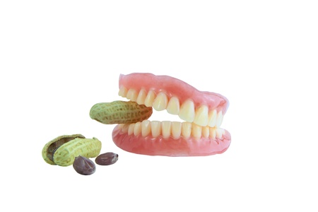 full denture eat peanuts,strong denture