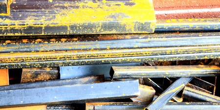 stack of Rusty metal