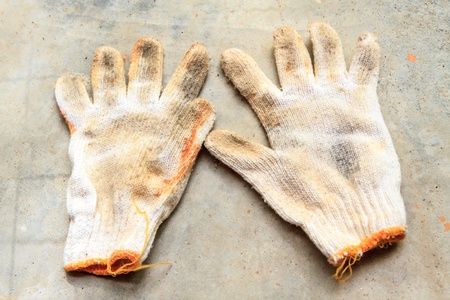 old Construction gloves,work gloves