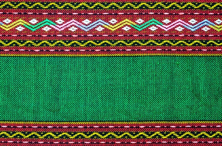 pattern of Thai hand made fabricの写真素材