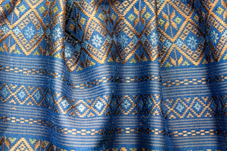pattern of thai silk backgroundの写真素材