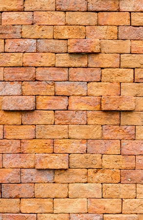 Red brick wall backgroundの写真素材