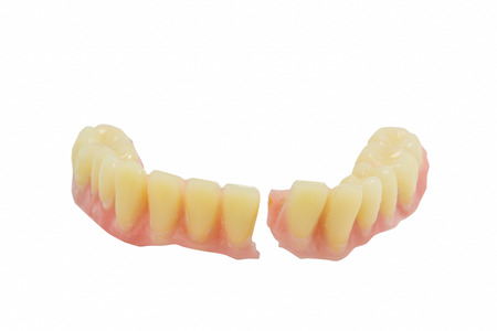 Broken denture