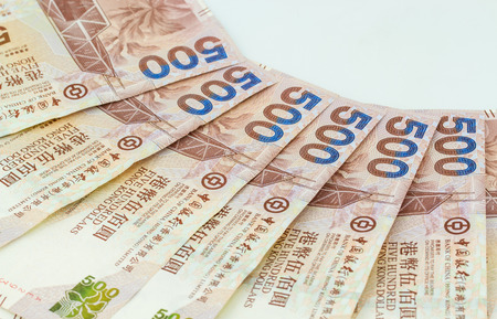 Hong Kong dollars backgroundの写真素材