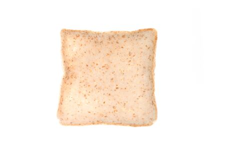 Close-up image of one slice of whole grain breadの写真素材