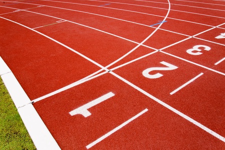 red race track in an arena,High resolution