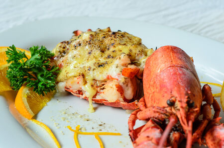 Lobster with cheeseの写真素材