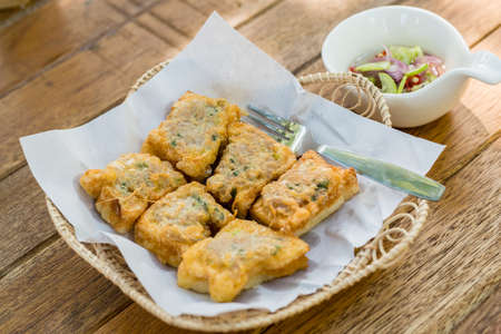 Thailand Food fried pork buns Appetizers, snacks High resolutionの写真素材
