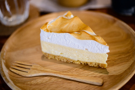 Lemon cheese cakeの写真素材